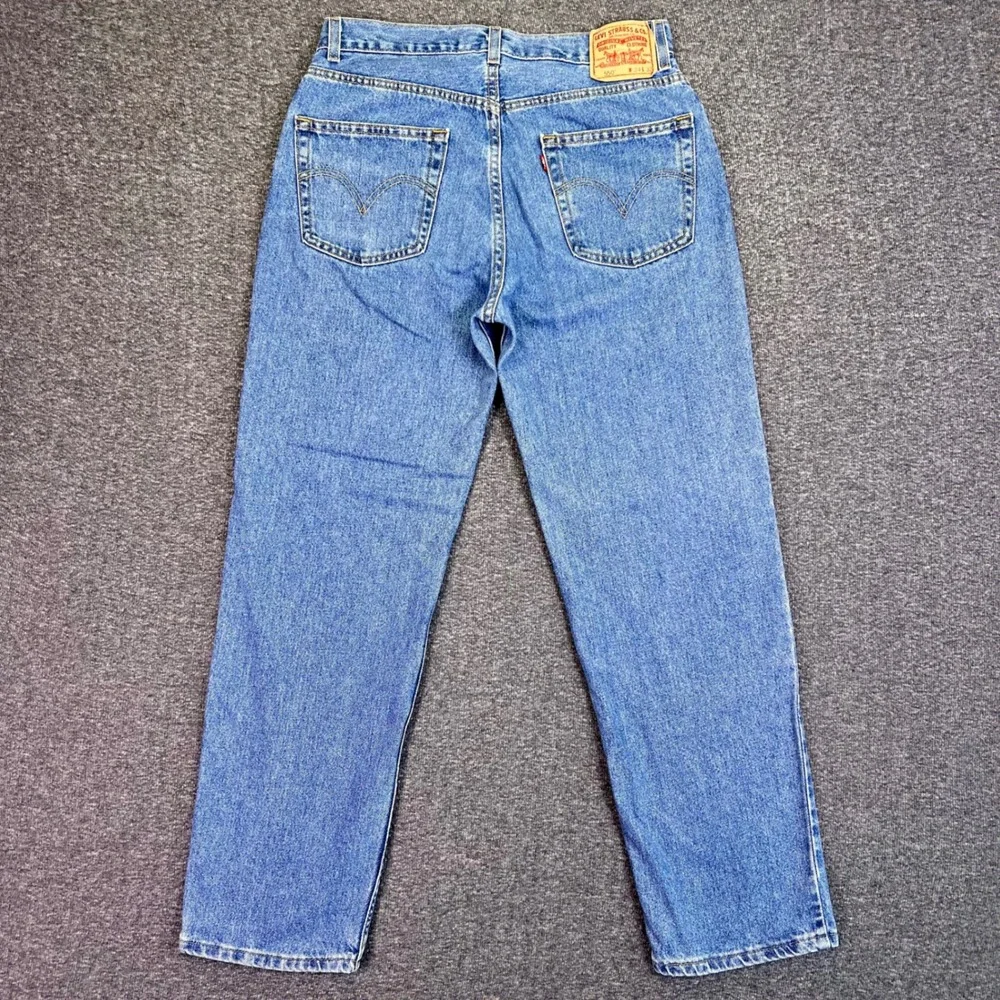 Levis 550 Jeans Mens 32x31 Blue Denim Relaxed Tapered Casual High Rise Retro Y2K